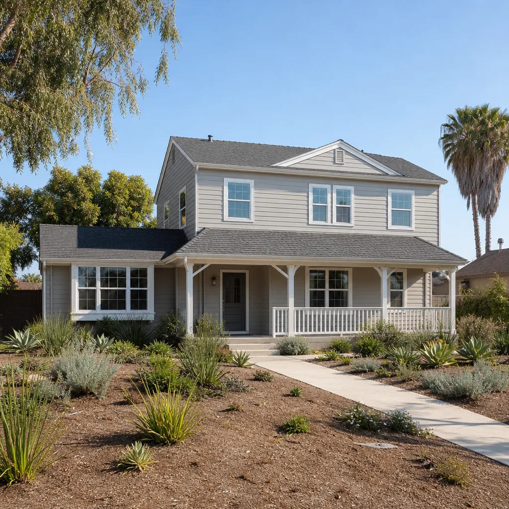A second-story addition that matches the existing roofline